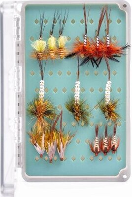Caledonian Flies Mayflies 15pc Selection In Tacky Day Pack Fly Box